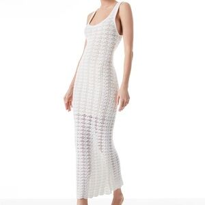 Alice + Olivia Veronique Pointelle Dress